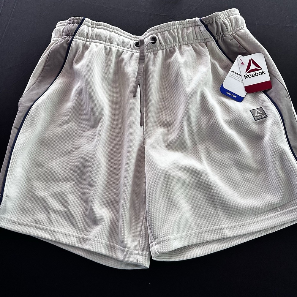 Reebok Men's RBK-DRY 7 inch Shorts Pumice Stone Size Large